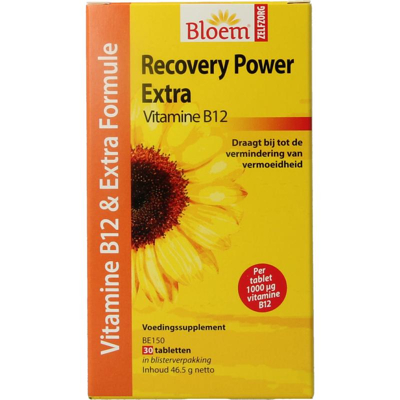 Afbeelding van Bloem Recovery Power Extra B12 Tabletten