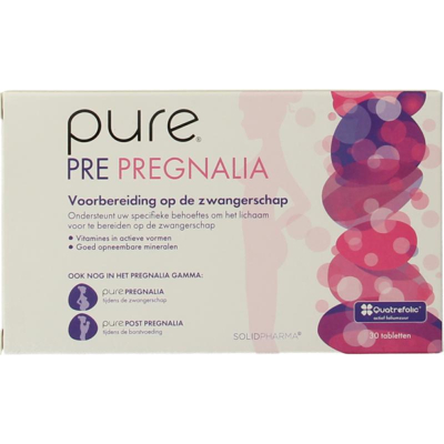 Afbeelding van Pure Pre pregnalia 30 tabletten