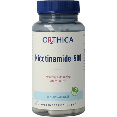 Afbeelding van Orthica Nicotinamide 500 60 Vegetarische capsules