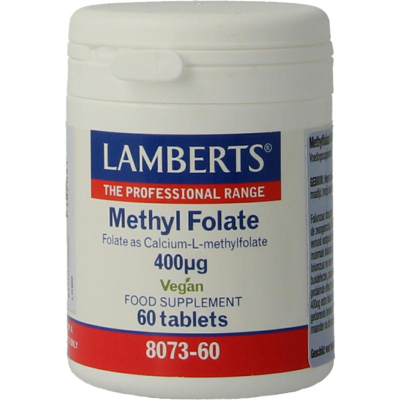 Afbeelding van Lamberts methylfolaat 400mcg, 60 tabletten