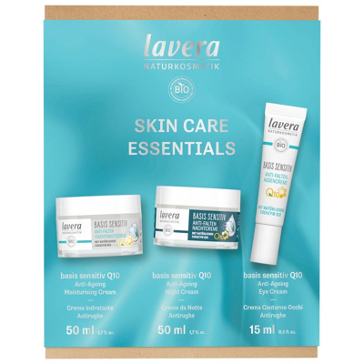 Afbeelding van Lavera Basis Sensitive Giftset Skin Care Essentials Q10 1st
