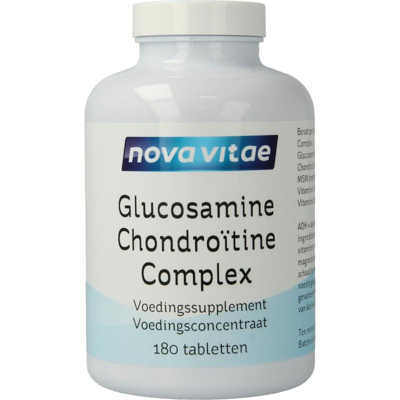 Afbeelding van Nova Vitae Glucosamine chondroitine complex met MSM 180 tabletten