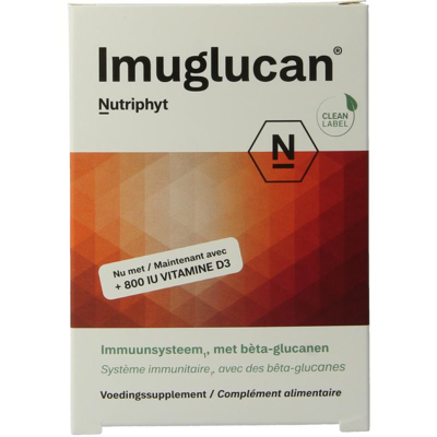 Afbeelding van Nutriphyt Imuglucan Capsules 30CP