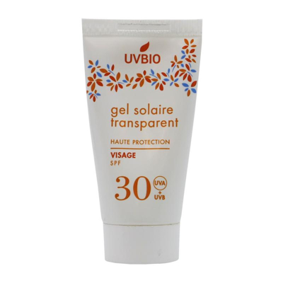 Afbeelding van Uvbio Sunscreen gel SPF 30 (face) Bio Milliliter