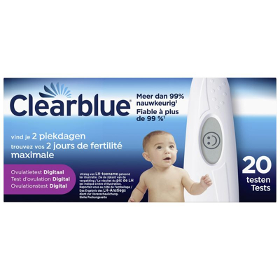 Afbeelding van Clearblue Digitale ovulatietest 20 stuks