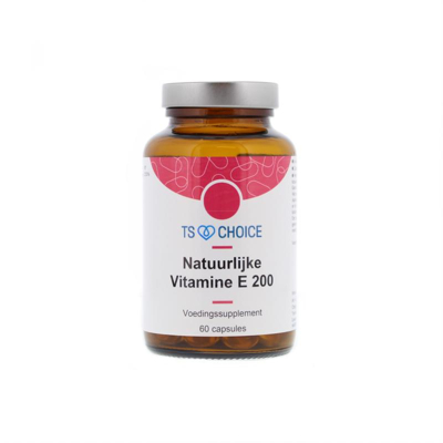 Afbeelding van TS Choice Natuurlijke Vitamine E 200 Capsules