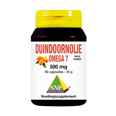 Afbeelding van SNP Duindoorn olie omega 7 500 mg 60 capsules
