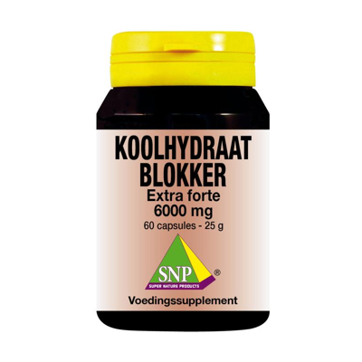 Afbeelding van SNP Koolhydraat blokker extra forte 6000 mg 60 capsules