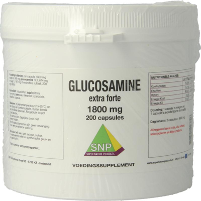 Afbeelding van SNP Glucosamine extra forte 1800 mg 200 capsules