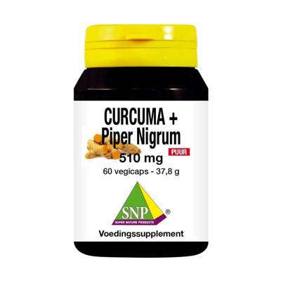 Afbeelding van SNP Curcuma &amp; piper nigrum 510 mg puur 60 vcaps