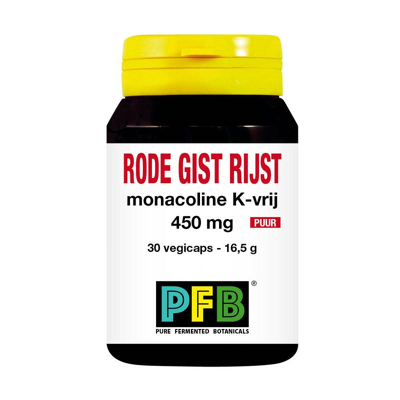 Afbeelding van Snp Rode Gist Rijst Monacoline K vrij Puur, 30 Veg. capsules
