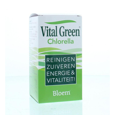 Afbeelding van Bloem Chlorella Vital Green, 600 tabletten