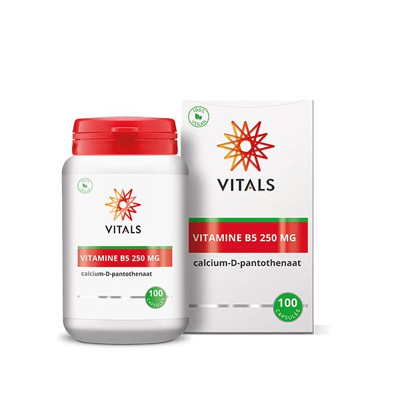 Afbeelding van Vitals Vitamine B5 250mg Capsules