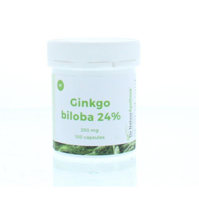Afbeelding van Natuurapotheek Ginkgo Biloba 24% 200mg, 100 capsules