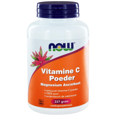 Afbeelding van Now Vitamine C Poeder Magnesium Ascorbaat, 227 gram