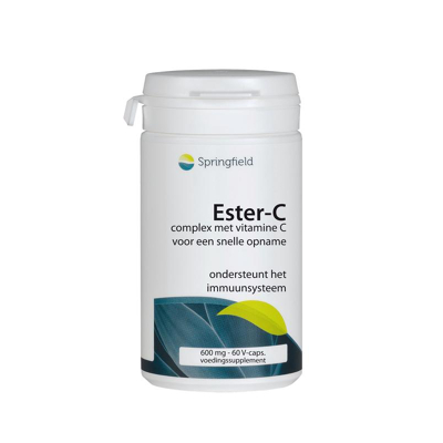 Afbeelding van Springfield Ester c Gebufferde Vitamine C, 60 Veg. capsules