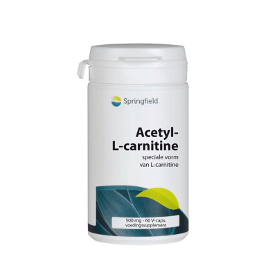 Afbeelding van Springfield Acetyl L Carnitine, 60 Veg. capsules
