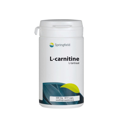 Afbeelding van Springfield L carnitine, 60 Veg. capsules