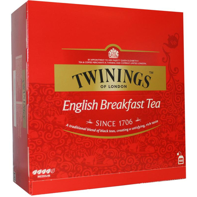 Afbeelding van Twinings English Breakfast Envelop, 100 stuks