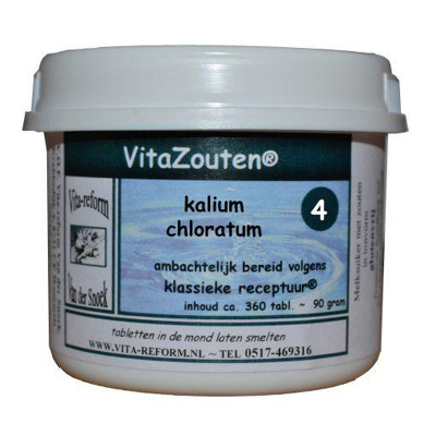 Afbeelding van Vitazouten Kalium Muriaticum/chloratum Vitazout Nr. 04, 360 tabletten