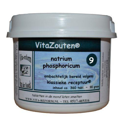 Afbeelding van Vitazouten Natrium Phosphoricum Vitazout Nr. 09, 360 tabletten