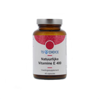 Afbeelding van TS Choice Natuurlijke Vitamine E 400 Capsules