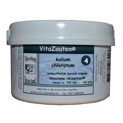 Afbeelding van Vita Reform Vitazouten Nr. 4 Kalium Chloratum Muriaticum 720st