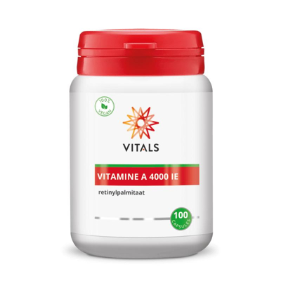 Afbeelding van Vitals Vitamine A 4000 IE Capsules