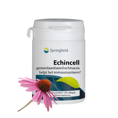 Afbeelding van Springfield Echincell Echinacea Extract, 60 Soft tabs