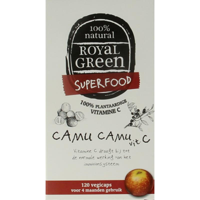 Afbeelding van Royal Green Camu Vitamine C, 120 Veg. capsules