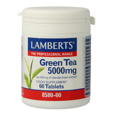 Afbeelding van Lamberts Groene Thee 5000mg, 60 tabletten