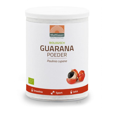Afbeelding van Mattisson HealthStyle Organic Guarana Powder 125GR