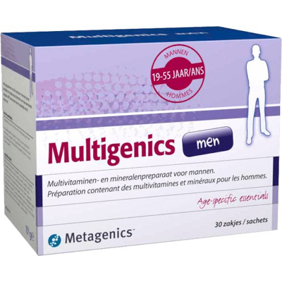Afbeelding van Metagenics Multigenics Men Zakjes 30ST