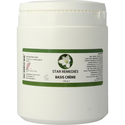Afbeelding van Star Remedies Basis creme 100% natuurlijk (500 gr)