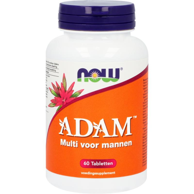 Afbeelding van NOW Adam multivitamine voor mannen 60 tabletten