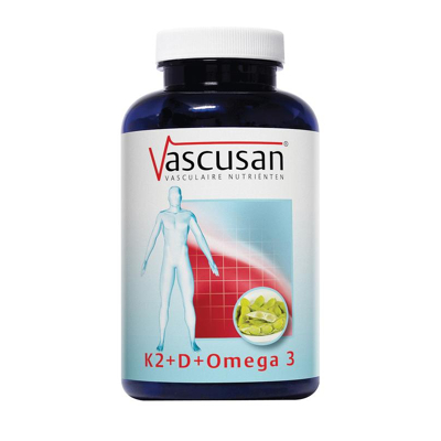 Afbeelding van Vascusan K2 Vitamine D Omega 3, 60 capsules