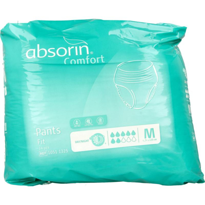 Afbeelding van Absorin Comfort Pants Fit Maat M Tot 120cm, 14 stuks