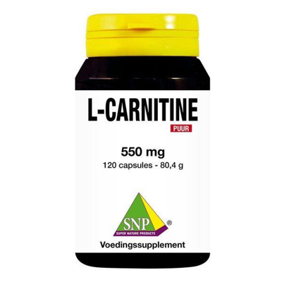 Afbeelding van SNP L Carnitine 550 mg puur 120 capsules