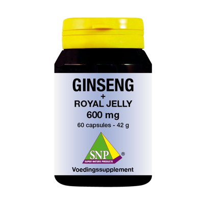 Afbeelding van SNP Ginseng + royal jelly 600 mg 60 capsules