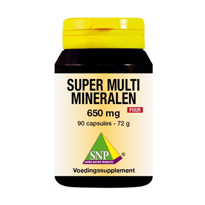 Afbeelding van SNP Super multi mineralen 650 mg puur 90 capsules