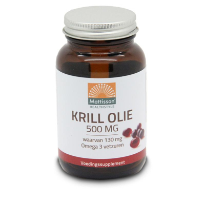 Afbeelding van Mattisson Krill olie 500 mg 60 capsules