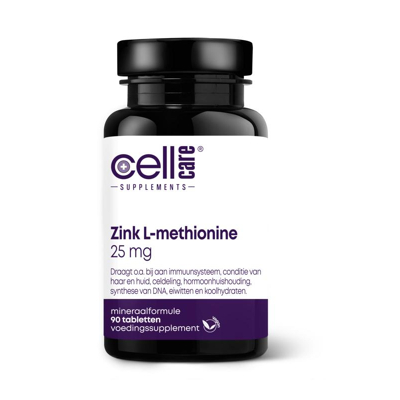 Afbeelding van Cellcare Zink l methionine 90 tabletten