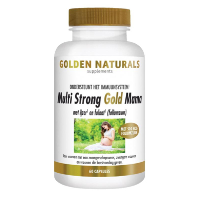 Afbeelding van Golden Naturals Multi Strong Gold Mama Capsules 60VCP