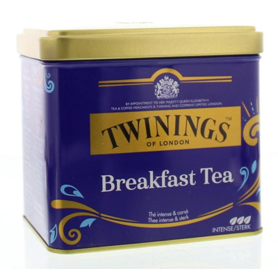 Afbeelding van Twinings Breakfast tea blik 200 g