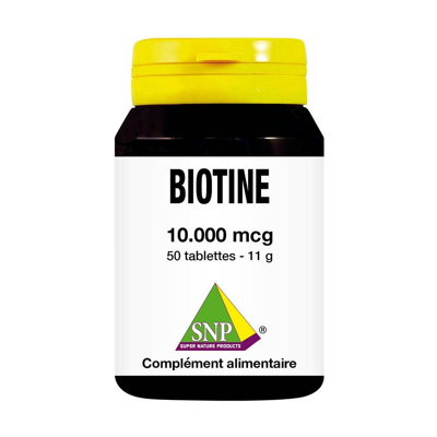 Afbeelding van Snp Biotine 10000 Mcg, 50 tabletten