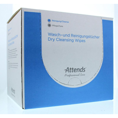 Afbeelding van Attends Care Dry Cleansing Wipes, 150 stuks