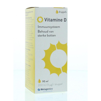Afbeelding van Metagenics Vitamine D Druppels 90ML