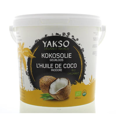Afbeelding van Yakso Kokosolie Geurloos Bio, 2500 ml