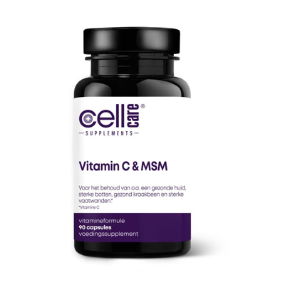 Afbeelding van Cellcare Vitamin C &amp; Msm, 90 Veg. capsules