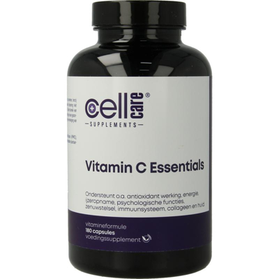 Afbeelding van Cellcare Vitamine C Essentials, 180 Veg. capsules
